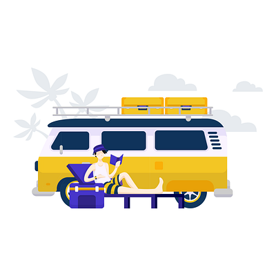 Travel Vacation app design graphic design illustration ui ux