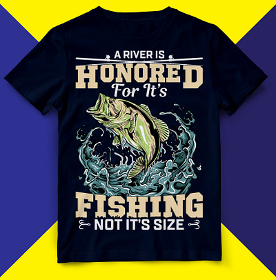 Fishing t-shirt design branding design design art fishing t shirt illustration logo tshirt tshirt design tshirts tshirtslovers typography tshrits ui