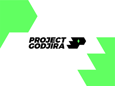 Project Godjira, logo design for Godzilla NFT art collection blockchain collection dino dinosaur eth ethereum godjira godzilla japan japanese kaiju letter mark monogram logo logo design minimalist modern monster nft nfts p