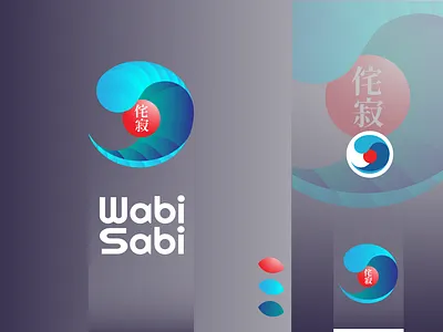 Wabi Sabi branding design illustrator japan logo ui vector wabisabi