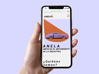 ANELA website oil producers responsive web ui ux web website