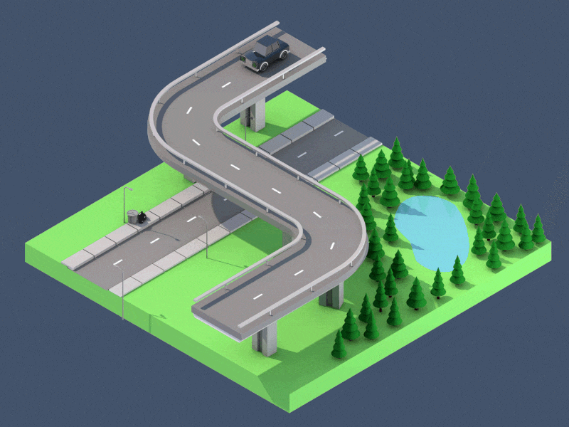Always sunny in Isometrica 3d animation design mothin design motion graphics