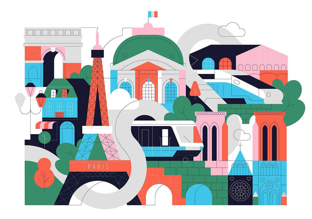 Paris Map by koivo on Dribbble