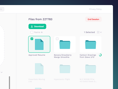 Live File Transfer design download file filter flat live minimal modern search sketch sort transfer ui upload user user experience design ux ux design web