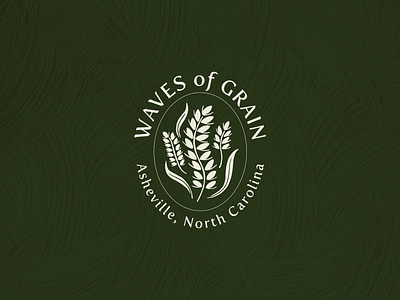 Waves of Grain Logo branding design logo vector