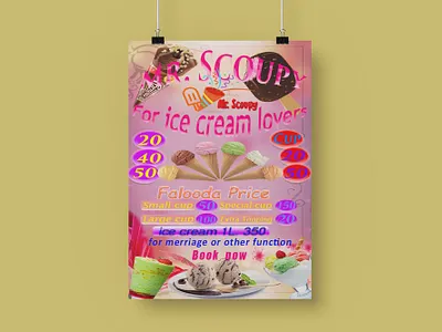Mr Scoupy Poster design advertising branding graphic design poster poster design