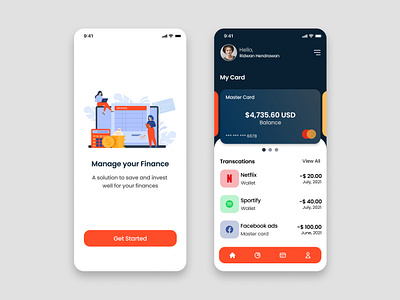 Finance app app app ui ux web design designui illustration logo ui ui ux web design ux web