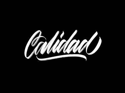 Calidad brushlettering calligraphy design illustration lettering procreate