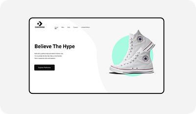 Converse redesign 3d animation app branding converse dashboard design graphic design icon illustration logo motion graphics nike redesign sneakers sports ui vector web app webapp