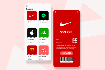 Coupon App Design app app design app ui app ui design coupon app coupon app ui design ui