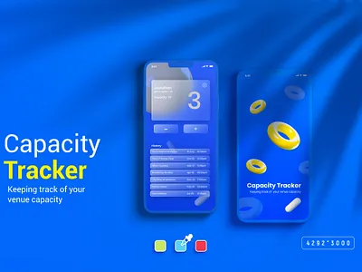 Capacity Tracker analytics buildings capacity conference data graphic design hotels meetings track typography ui ux