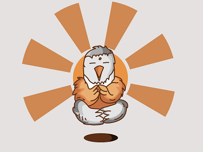 Tibetan Bunting Bird animal bird birds buddhism buddhist drawing illustration meditation tibet tibetan