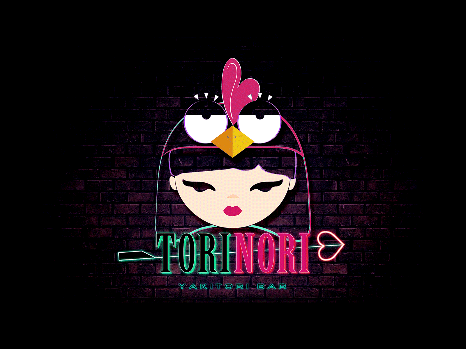 TORINORI Yakitori • Izakaya • Japanese Restaurant • Logo Design art direction branding character design graphic graphic design illustration izakaya japan logo mascot neon scifi steampunk sushi tokyo yakitori