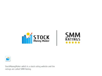 Stock Money Maker stock rating website | Logo Design brandidentity branding design graphic design icon logo logo design ratings logo stock market logo trending logo 2021
