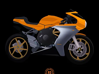 Super Bike Vector illustration, 3d flat art design concept. 3d ad advertising art biker brand branding campaign clean color concept design graphic design illustration pod tee tshirt tshirt design vector vector art