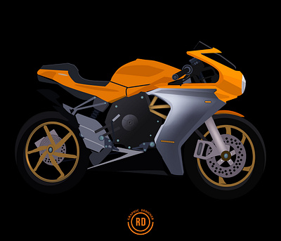 Super Bike Vector illustration, 3d flat art design concept. 3d ad advertising art biker brand branding campaign clean color concept design graphic design illustration pod tee tshirt tshirt design vector vector art