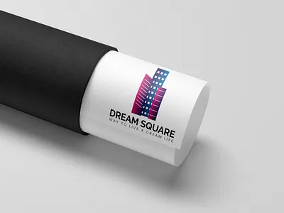 Dream Square - Real Estate Logo brand identity branding company design graphic design illustration logo logo design real estate logo