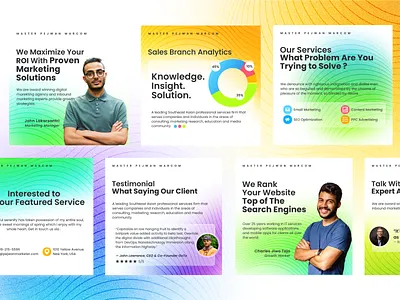 Digital Marketing Socials branding design digital marketing graphic design identity marketing smm social media ui