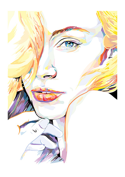 Pop Arts of American Sweetheart editorial art editorial design fashion illustration illustration magazine illustration pop art portrait art