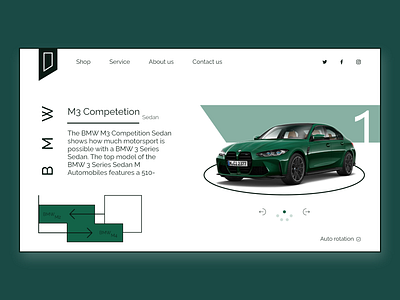 M - Cars bmw car design ui uidesign uiux ux webbdesign website webui