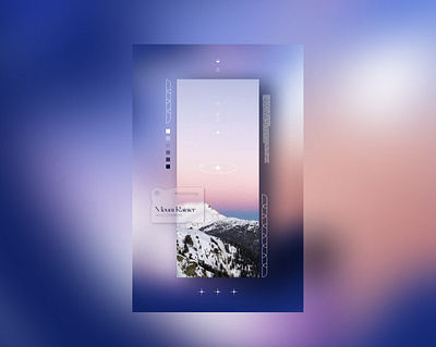 Mountain Rainier - HUD figma gradient hud mountain