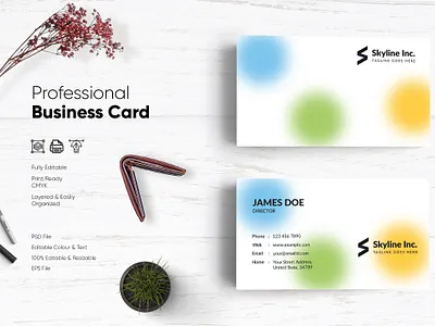 Modern Visiting Card Design-52 design flat design modern design professional business card professional design visiting card visiting card design visitingcard