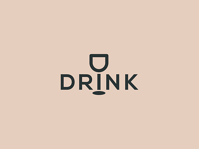 Drink Logo ! app bar logo branding creative logo drink drink logo drink wordmark juce juice logo lettering logo logo logo design logo inspiration logomark restaurant logo simple logo wine wine logo wordmark wordmark logo