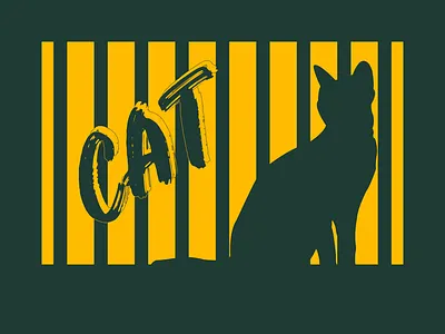 Cat silhouette background cat silhouette simple