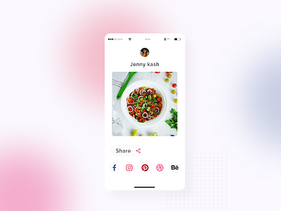 Social share dailyui design ui