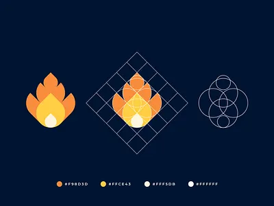 Meteoras Logo Grid abstract app logo brand identity branding business logo comet corporate design fire gennady savinov logo design geometric graphic design logo design marketing modern logo music professional logo space tech logo visual identity