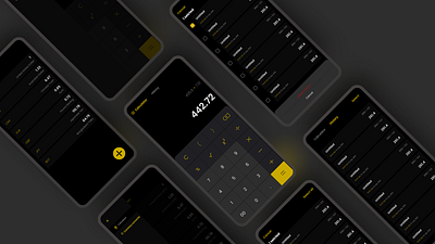 Calculator UI Design Exploration ux webapp design