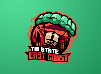 TRI STATE EAST COAST 3d animation branding coast esports logo graphic design logo logo design mascot logo motion graphics sports logo ui