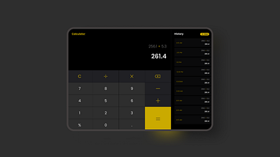 Calculator Web UI Design Exploration app design calculator calculator app calculator design calculator ui ui design uiux user interface ux webapp design