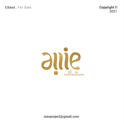 allie ambigram logo concept ambrigram logo branding design designer graphic designer illustration logo