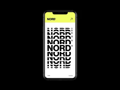 NORD app branding design icon logo typography ui ux