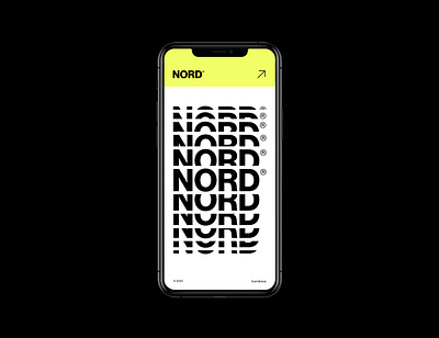 NORD app branding design icon logo typography ui ux