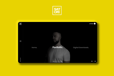 Satori Graphics - YouTuber Portfolio Website Design animation branding design graphic design icon illustration logo typography ui we
