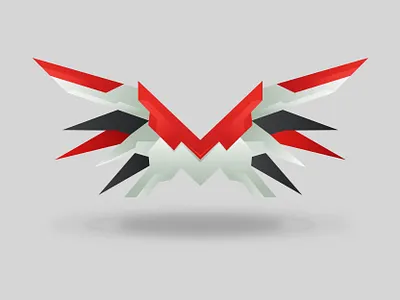 MX (Mechanix) Wings graphic design illustration logo