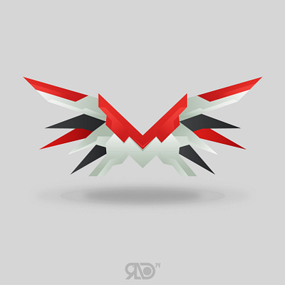 MX (Mechanix) Wings graphic design illustration logo