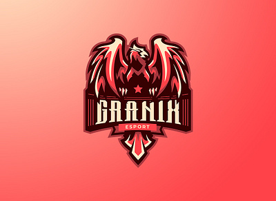 GRANIX ESPORT 3d animation branding eagle logo esports logo graphic design logo logos motion graphics phoenix phoenix logo sports logo ui