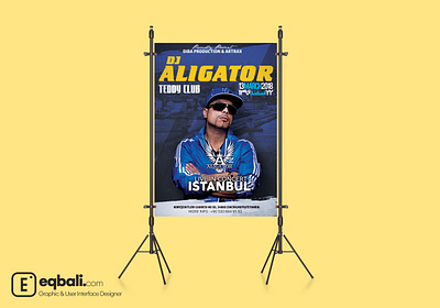 Dj Aligator Poster 2018 aligator poster concert dj aligator poster dj concert istanbul poster poster concert poster istanbul