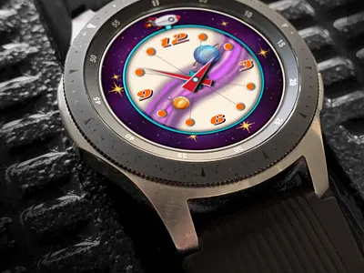 Cyberpunk_Rocket facer ui watch watch design