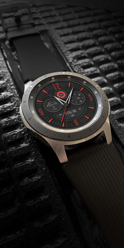 Cyberpunk_Mars facer smartwatch ui watch