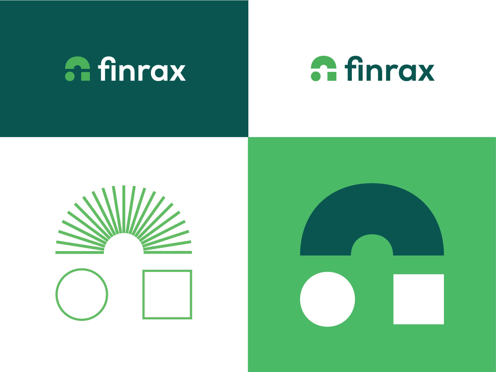 finrax symbol & logotype by Ivaylo Nedkov for FourPlus Studio on Dribbble