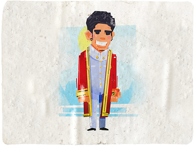 My cousin graduation portrait angkritth character character design design illustration vector