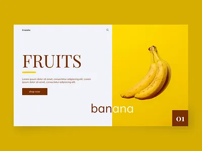 Frutatin design typography ui uidesign uiux ux web