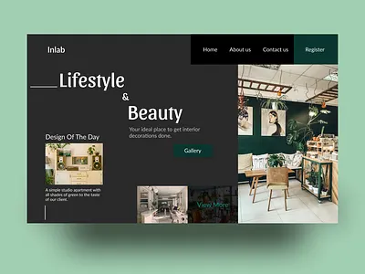 Inlab design typography ui uidesign uiux ux web