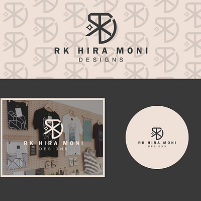 RK HIRA MONI art brand branding design drawing icon illustration logo nameplate typography ui