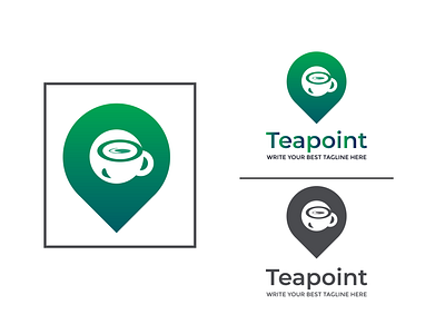 Tea Point Logo Design coffee coffee shop drinking logo logo design logo designer logo idea logo maker logo mark logo process minimal minimalism minimalist logo modern logo tea tea hunter tea love tea lover tea point tea seller