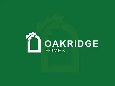 OAKRIDGE Homes | Logo brand identity branding design home illustration logo logomark logos logotype oak